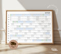 NSW 2026 Wall Planner.