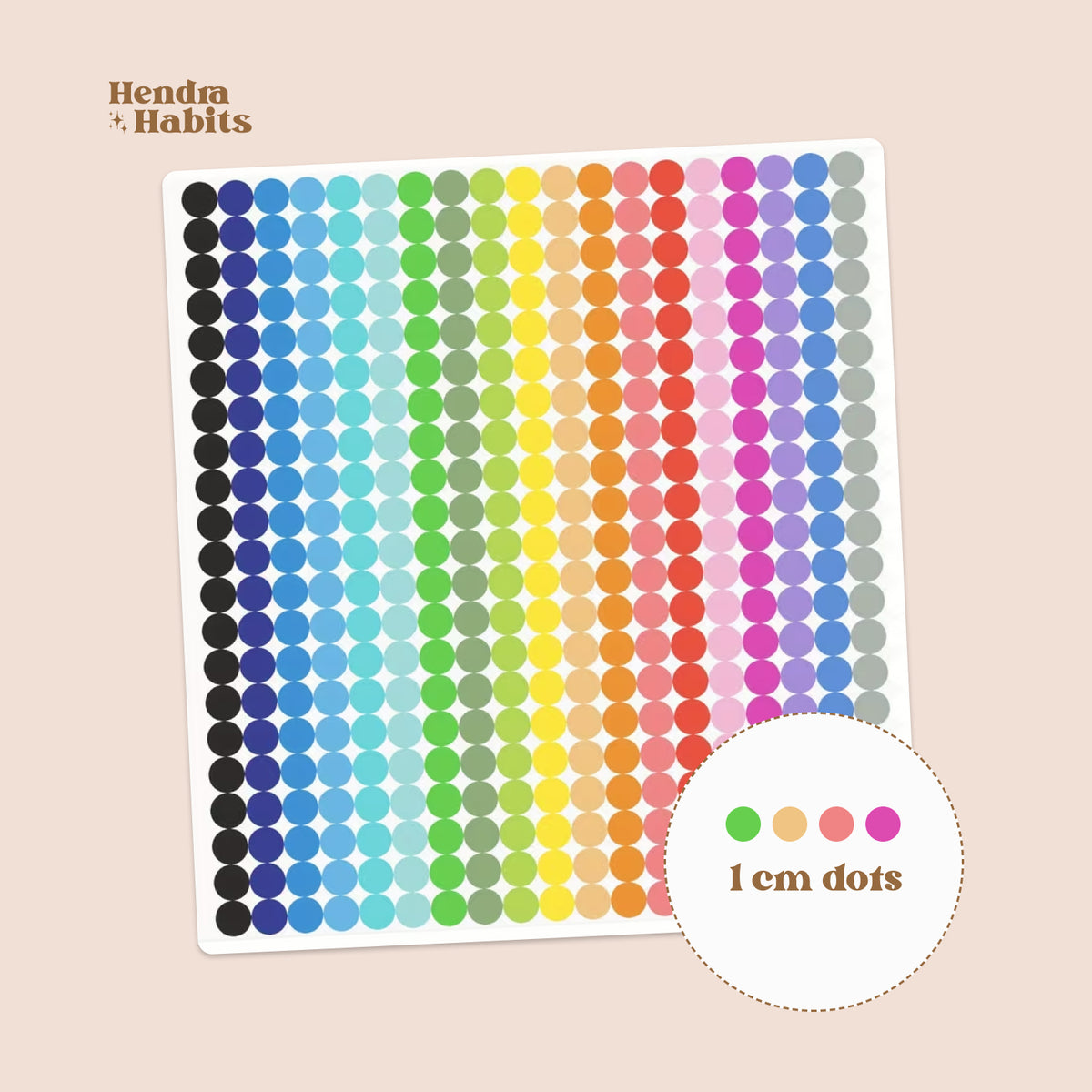 Wall Planner Dot Stickers image 0