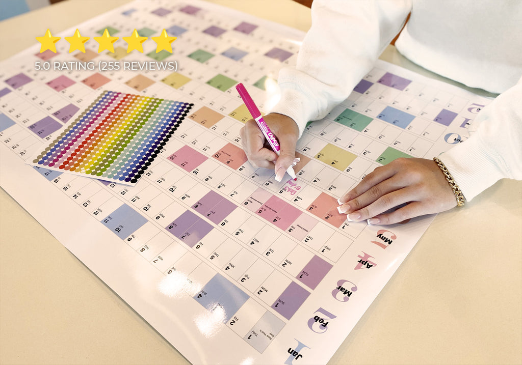 2026 Wall Planner Australian Public Holidays | Colourful - A1 Gloss image 4