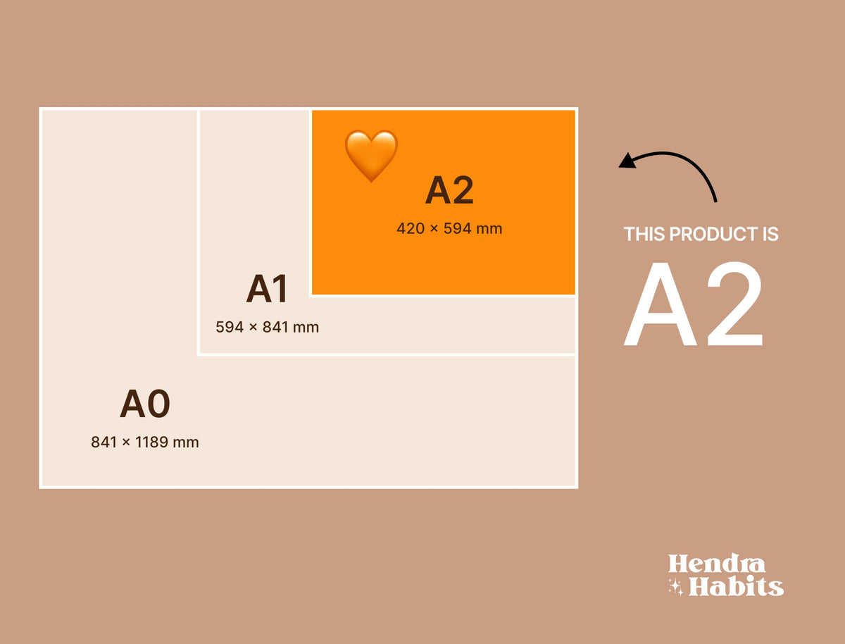 A2 size chart.