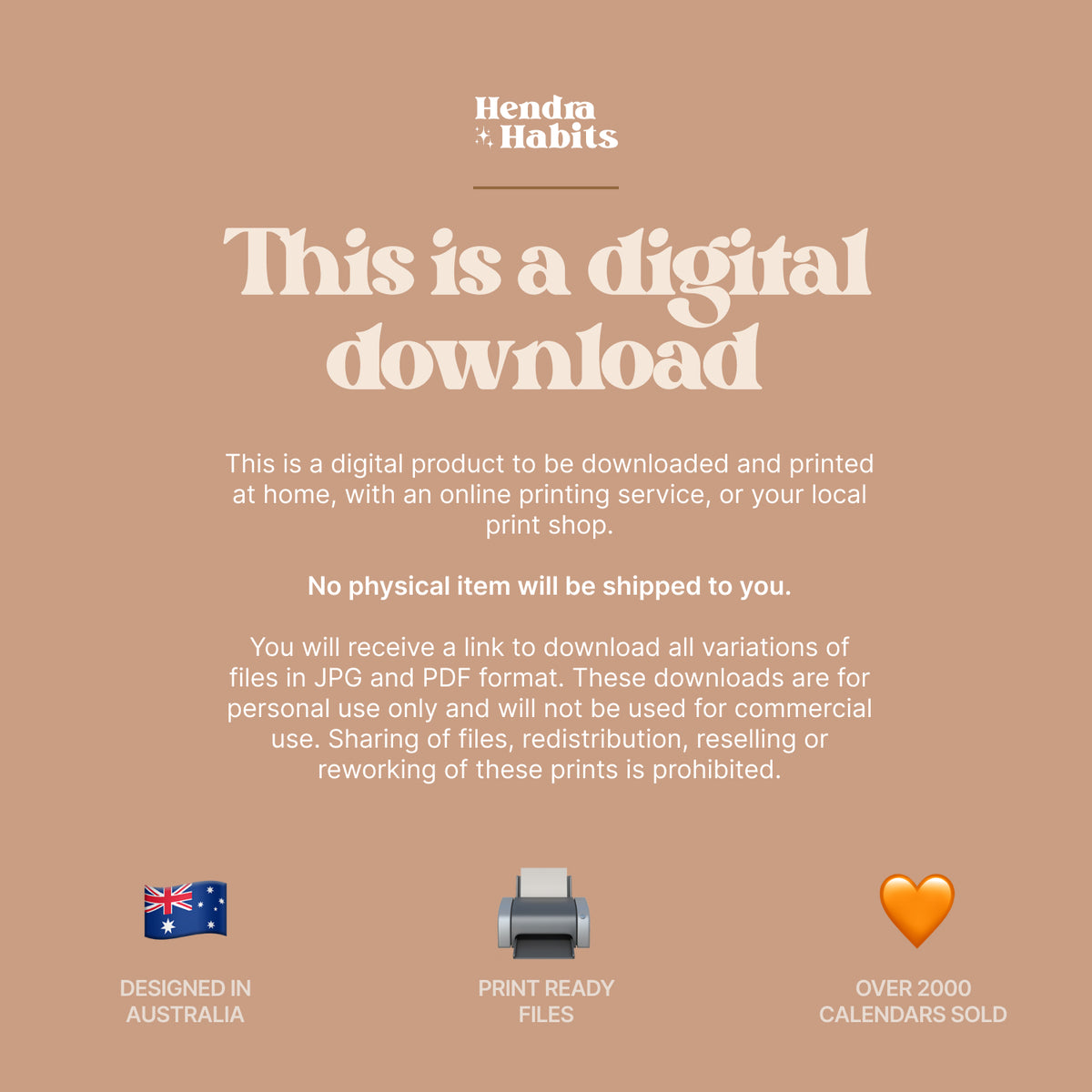 2027 SOUTH AUSTRALIA Wall Planner | Digital Download