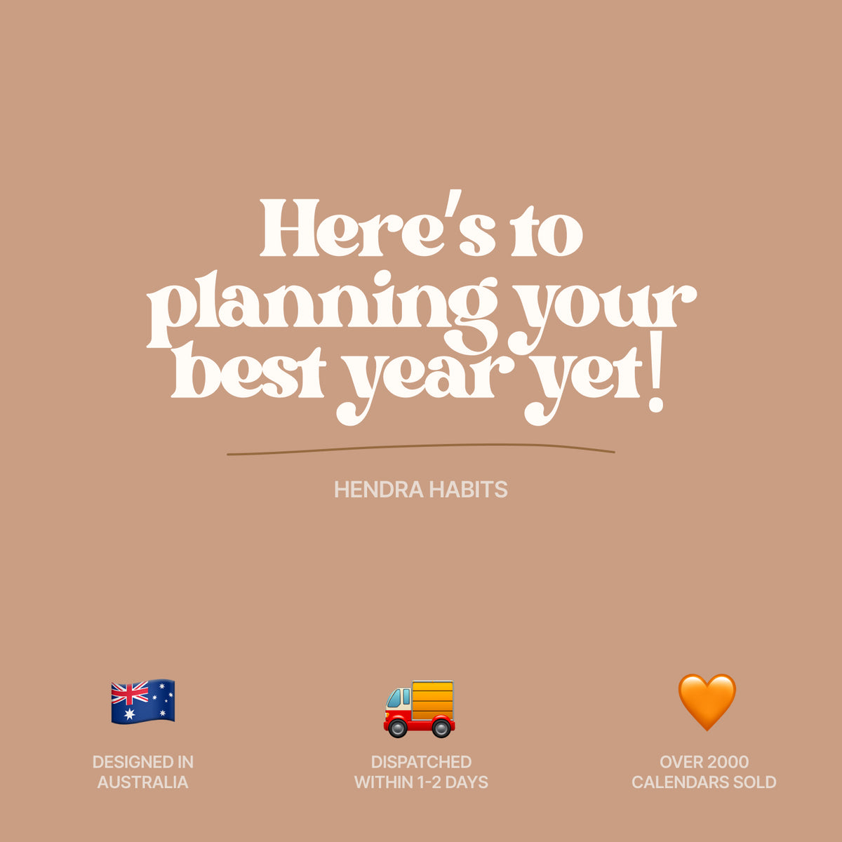 Here's to Planning your best year yet!