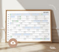 Tasmania wall planner 2026.