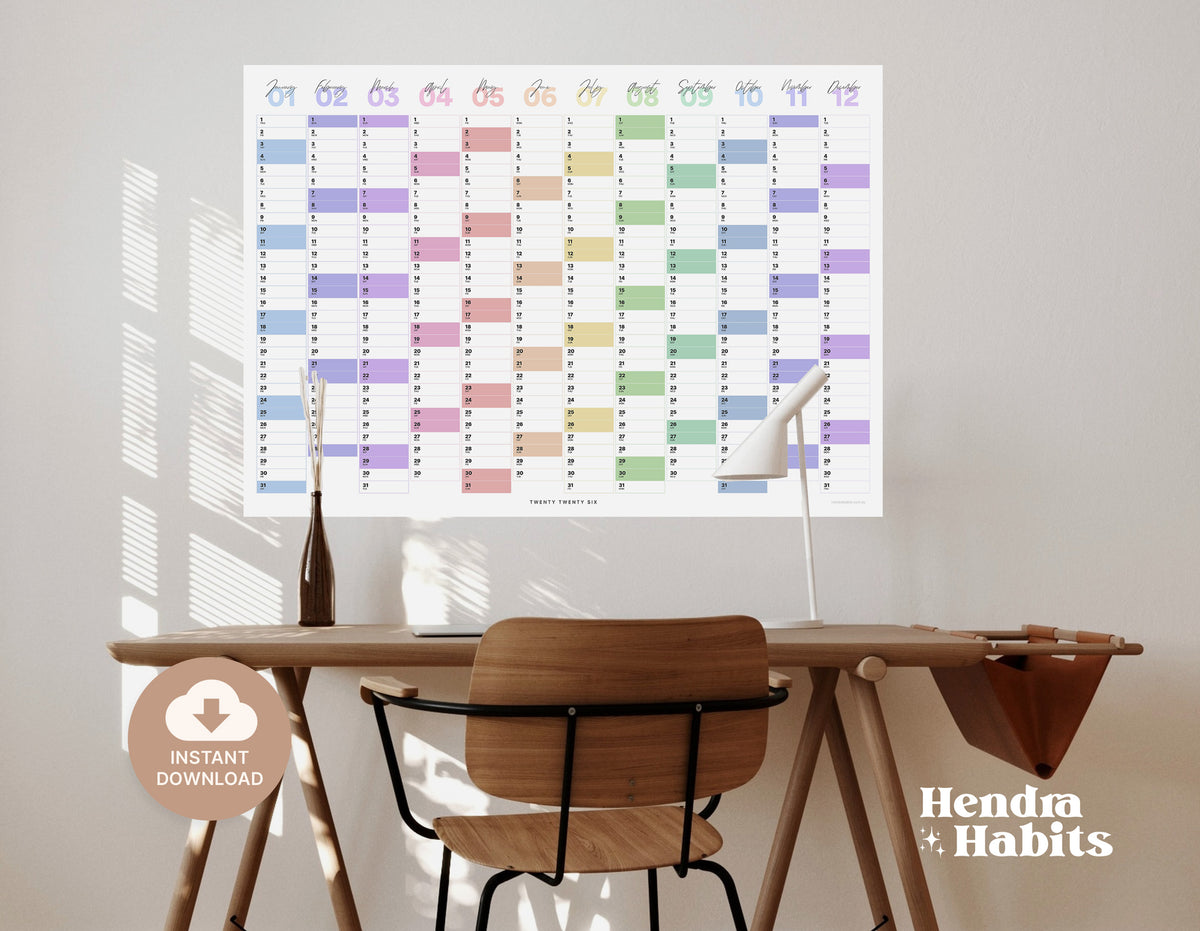 2026 universal wall planner.