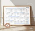 South Australia 2026 Wall Planner.
