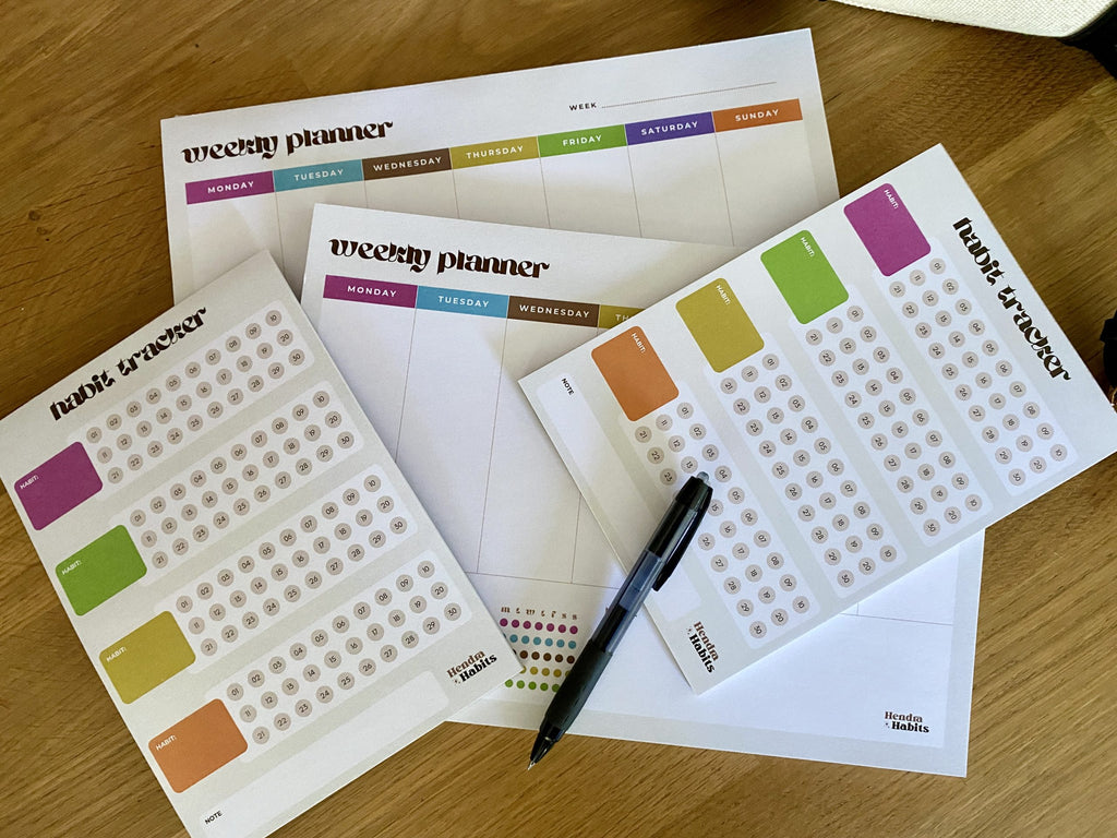 Weekly notepad A4